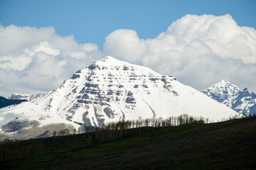 Teocalli Mountain Spring Snow