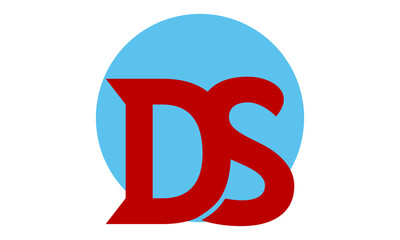 DS letter monogram vector logo