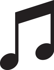 Musical Note Silhouettes Music Education Minimalist Treble Clef