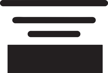 Stacked Weight Distribution Silhouettes Hierarchy System Minimalist