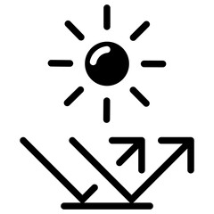 Uv Glyph Icon