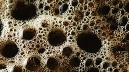 Obraz premium Fermented food bubbles and organic textures