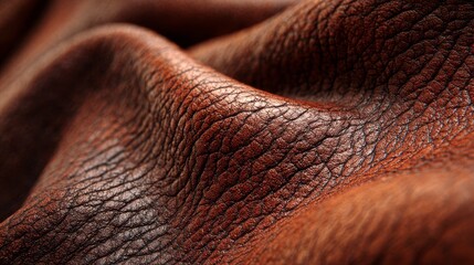 Fototapeta premium Extreme close-up of plant-based leather material