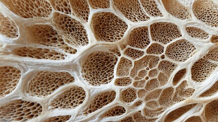 Mushroom mycelium network structure