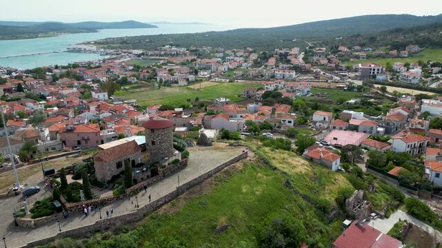  Kent Library and Windmill &ndash; Restored by Rahmi Ko&ccedil; in Cunda Island, Ayvalık