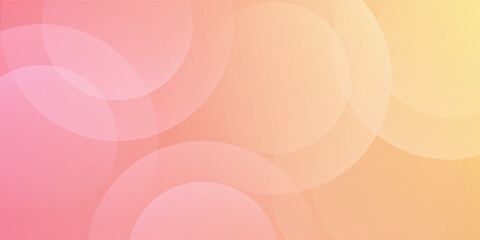 abstract background.modern.minimalist.pink and yellow gradations.circle effect.eps 10