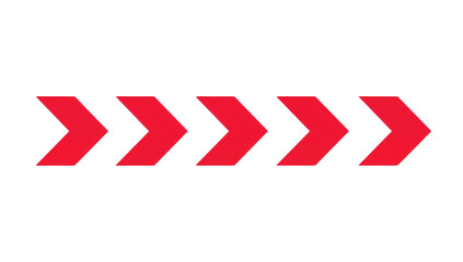 Dynamic Red Chevrons A Bold and Modern Directional Design Element for Contemporary Projects