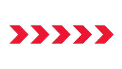 Dynamic Red Chevrons A Bold and Modern Directional Design Element for Contemporary Projects