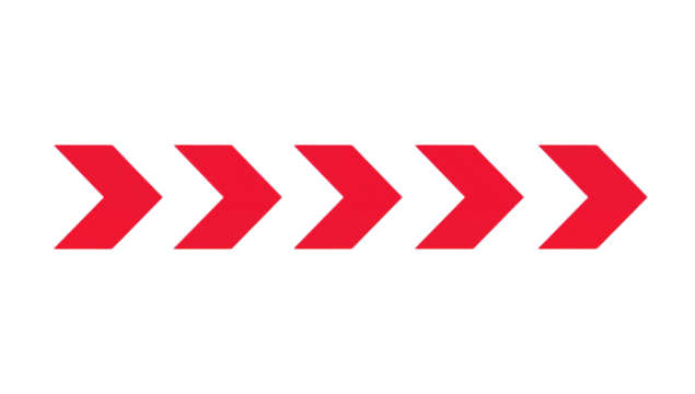 Dynamic Red Chevrons A Bold and Modern Directional Design Element for Contemporary Projects