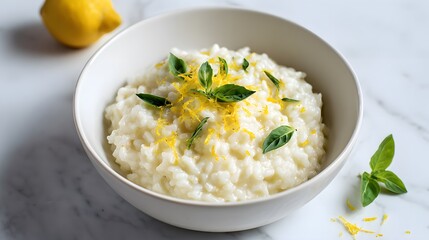 Light and Creamy Lemon Basil Risotto Perfect for Summer Italian Cuisine