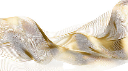 Abstract Golden Lines: An artistic display of elegant, flowing lines, evoking a sense of luxury and sophistication, ideal for adding a touch of elegance to any design.