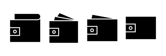 Wallet icon vector illustration. wallet sign and symbol