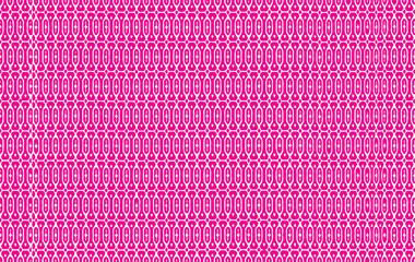 Seamless Repeating Geometric Pattern of Pink Oval Shapes and White Dots Keywords: pattern, geometric, repeating, seamless, pink, white, oval, dots