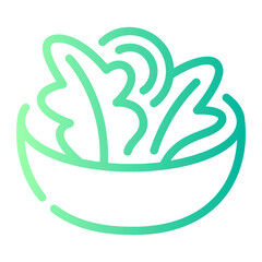 salad gradient icon