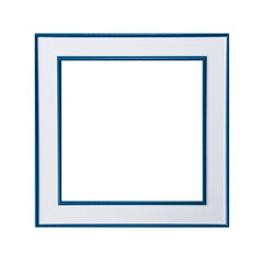 フレーム_額縁_白と青