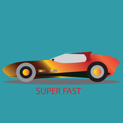 super fast and sophisticated sports car