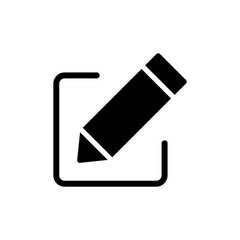 Edit icon vector for web and mobile app. edit document sign and symbol. edit text icon. pencil. sign up