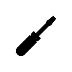 Screwdriver icon vector for web and mobile app. tools sign and symbol