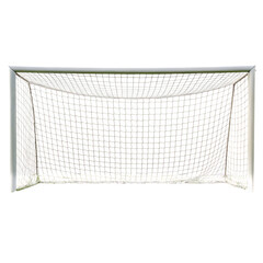 Sports goal netting for outdoor field play and team games