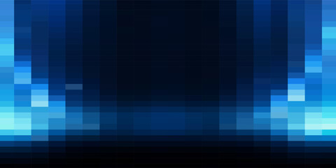Gradient blue background. Abstract vector texture with light dark blue intersecting squares. Perfect for backgrounds, web design, packaging or digital artwork. Modern, minimal,. Vector Illustration