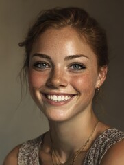 portrait of a smiling woman