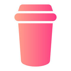 coffee gradient icon