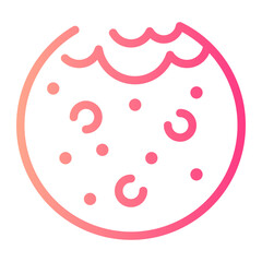 cookie gradient icon