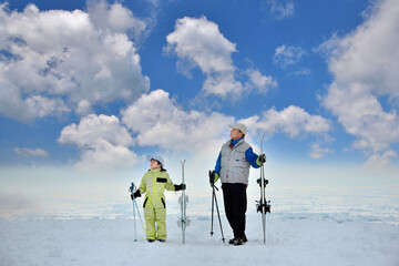 スキーのファミリー
