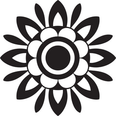 Intricate floral design element with clear unobstructed transparency for creative digital projects and graphic art isolated on transparent background