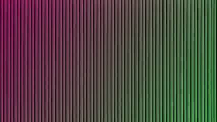 Obraz premium Vertical Magenta to Green Gradient Stripes with Shadow Effect abstract background