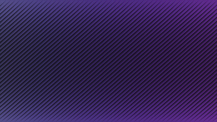 Diagonal Purple and Black Gradient Stripes with Shadow Effect abstract background