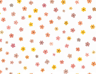 vector pattern with flowers 