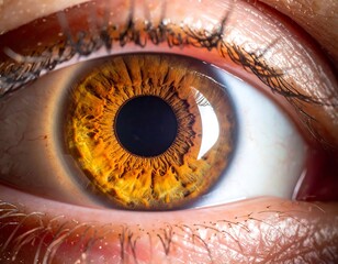 Macro Shot Eye With Intricate