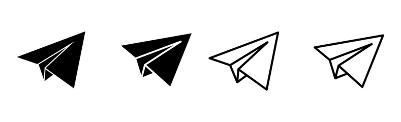 Plane icon set. Airplane icon vector. Flight transport symbol. Travel illustration. Holiday symbol