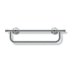Illustration of a minimalist heated towel rail to keep towels warm and dry in any bathroom.