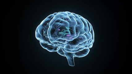 digital brain neural network artificial intelligence technology - Powered by Adobe