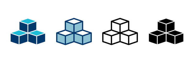 Box icon vector isolated on white background. Cardboard box, packaging open. Box vector icon