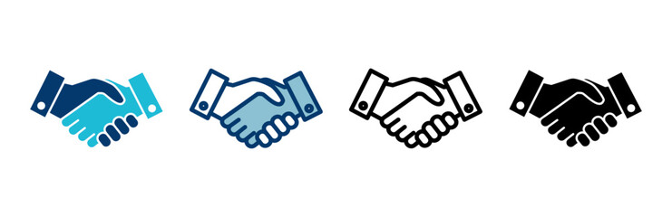 Business handshake icon vector isolated on white background. Handshake icon vector. contract agreement. Trust icon vector. Deal. Done. partnership icon