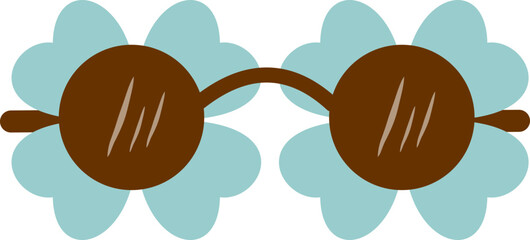 Flowers Shape Sunglasses