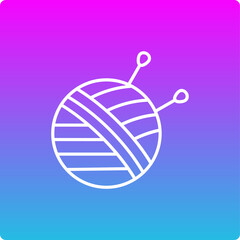 Obraz premium Knitting Icon