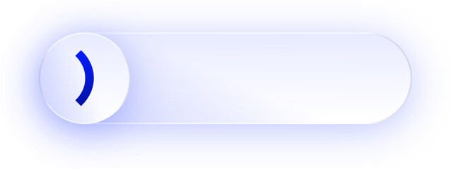 Obraz premium Glowing Right Parenthesis Button