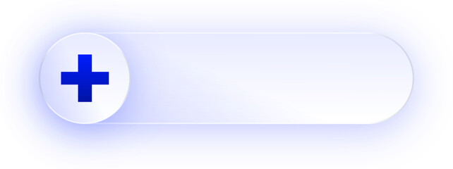 Obraz premium Glowing Add Plus Button
