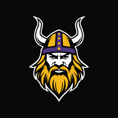 Viking warrior vector art illustration