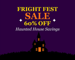 fright fest sale haunted house savings
