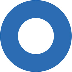 Colourful groovy abstract shape element