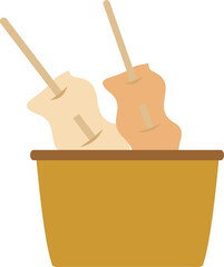 Street Food Illustration