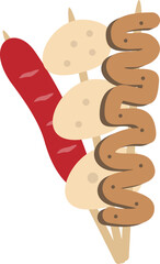 Street Food Illustration