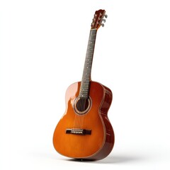 Obraz premium acoustic guitar isolated on white