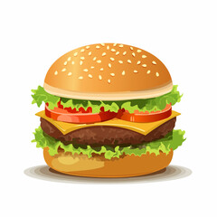 Cheeseburger mit Speck