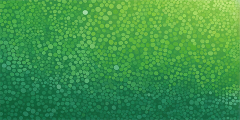Abstract green square pattern with bubbles and light for a vibrant nature backdrop